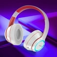 thumbnail image 4 of karymi 5.2 Bluetooth Headset Sports Game Heavy Headset Super Led Cool Light Effect, and Sweat, Folding and Storing Gifts School Supplies, 4 of 6