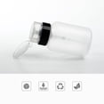 thumbnail image 4 of Vogacara 200ML Nail Art Pump Dispenser Empty Pumping Spray Bottle Liquid Lid with Gear Accessories Container Remover Travel Women Type3 NO3, 4 of 6