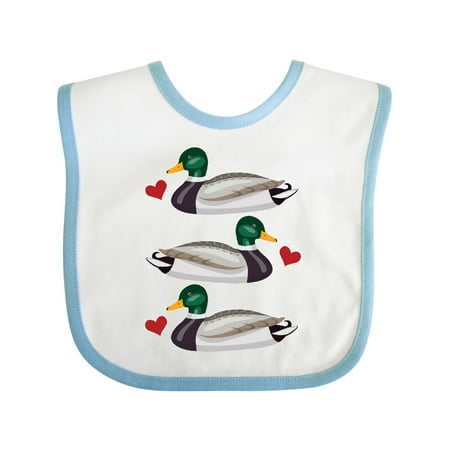 

Inktastic Mallard Ducks Gift Baby Boy or Baby Girl Bib