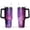 Purple Geometric Star, variant on Marble Purple & Gold 40oz Stainless Steel Vacuum Insulated Tumbler with Lid and Straw for Water Iced Tea Coffee Smoothie and More