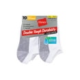 thumbnail image 3 of Hanes Boys Double Tough Durability No Show Socks, 10 Pack, Sizes S-L, 3 of 4