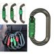 thumbnail image 5 of Mosquetón Clip 24KN Cola Aleación de aluminio Ligero Trabajo pesado Grande Fuerte Duradero Auto Gris Verde, 5 of 8