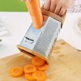 thumbnail image 3 of nipocaio Box grater, vegetable chopper, kitchen cutter, shredder for cheese and vegetables, 3 of 5