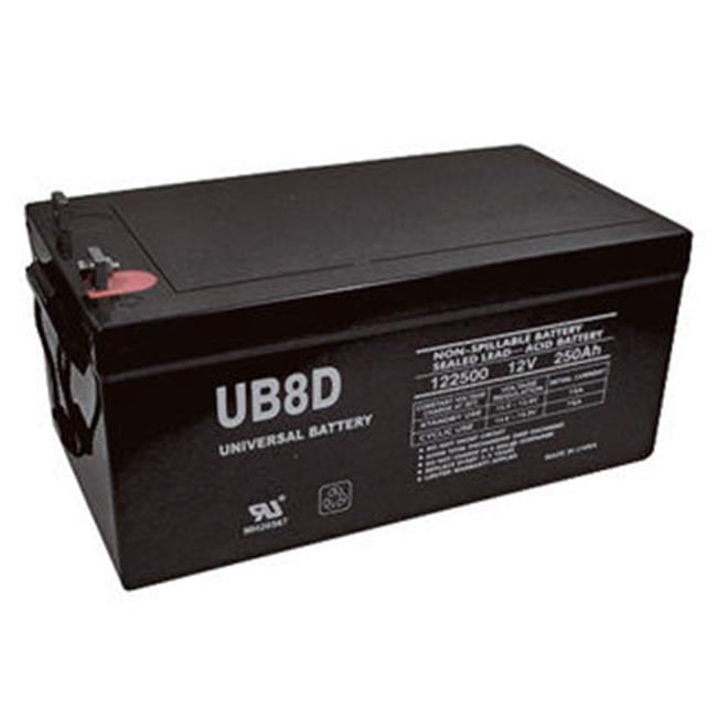 Upg  UB-8D AGM Sealed Lead Acid Battery - 12V 250 AH