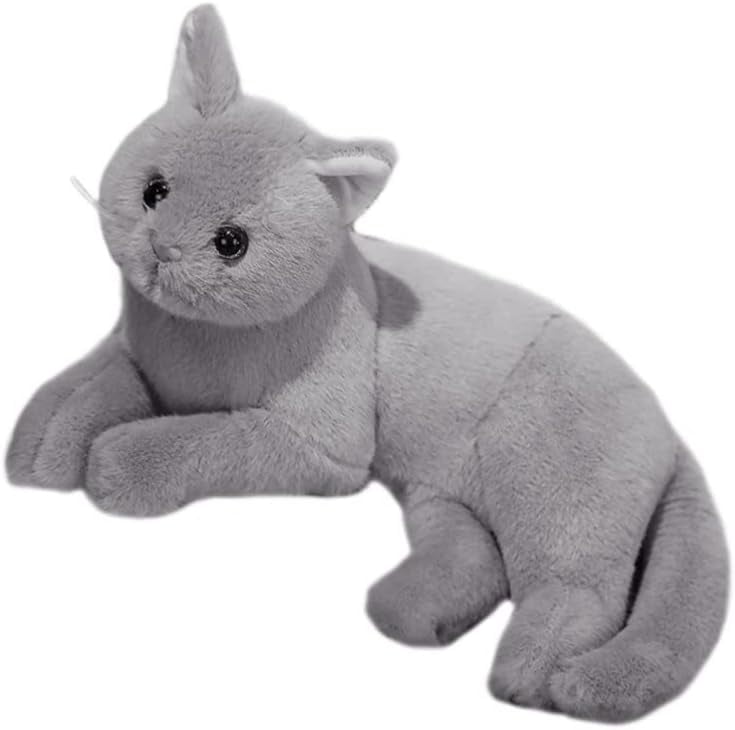 Gato de peluche 1 pieza Gato de peluche Gatos de peluche que parecen reales Gato de juguete de peluche para bebes Ninos y ninas gris Peluche de gato de peluche Walmart