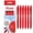 Red, variant on Pentel Energel X BL107 Retractable Gel Rollerball Pens - 0.7mm Nib - Red - Gift Box of 6