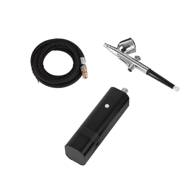 Portable Airbrush Kit 30PSI Compressor with Type Spray Gun for Art Model Body Paint Artist Makeup Nail Tattoos Cake Tool ,Unique Blowing