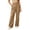 *Khaki, variant on ClodeEU Women's High Waist Wide Leg Dress Pants,Casual Loose Straight Business Trousers with Pockets ,Women's Plus L