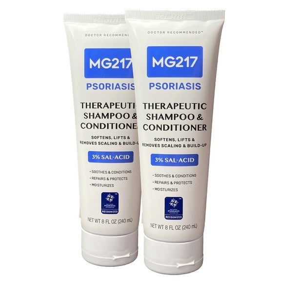 MG217 Psoriasis Scalp Solutions, Shampoo   Conditioner 2 Pack