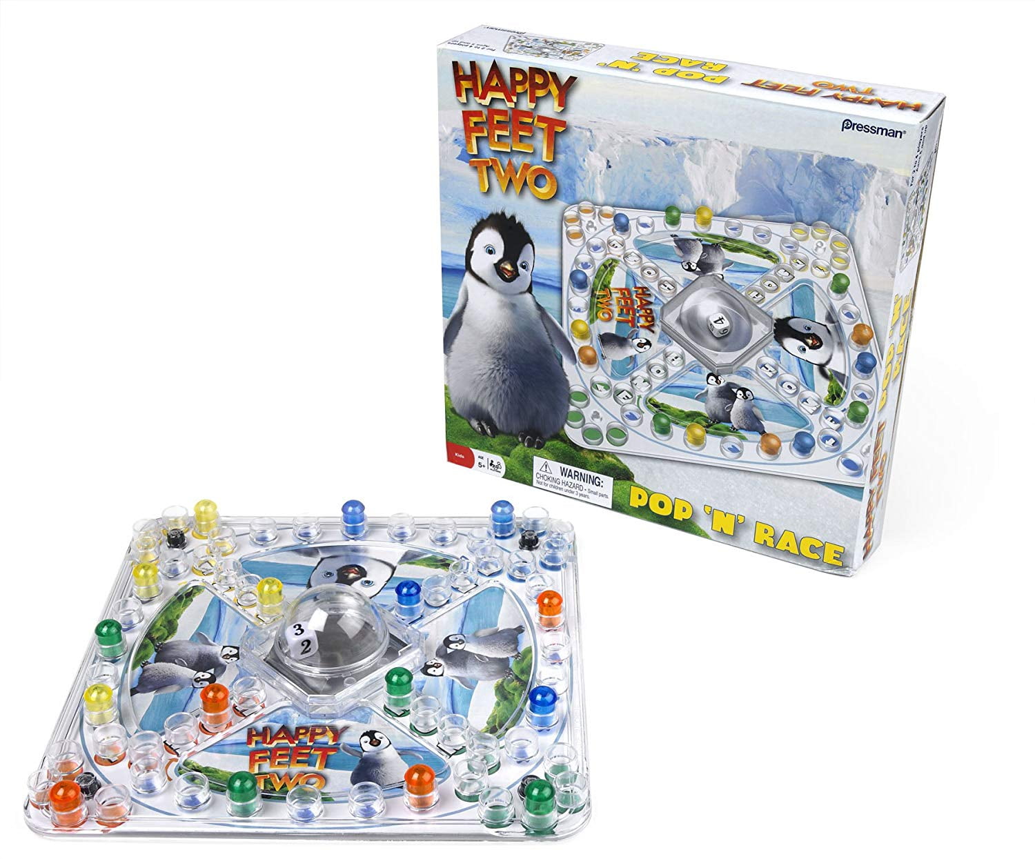 Pop N Race Game, The game die popper tells you how many spaces you can move  around the game board By Happy Feet Two - Walmart.com