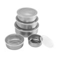 thumbnail image 3 of 5 PCS Stainless Steel Food Container Sealed Crisper Storage Lunch Box Bowls with Lids Food Storage B, 3 of 5