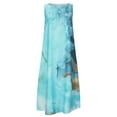 thumbnail image 4 of SMihono Robe d'Été pour Femmes Grande Taille Mode Femmes Été Décontractée Imprimé Poche Sans Manches Ample Longue Robe, 4 of 8