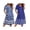 Bohemian Flowers Blue/Floral Blue, variant on 2 Pack House Dresses for Women with Pockets Short Sleeve Moomoo Nightgown Plus Size Mumu Dress Floral Lounge Dress