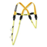 Squids 3132 Barcode Scanner Lanyard Harness, Small: 13" Arm Strap, 32" Lanyard Strap, Hi-Vis Lime, Ships in 1-3 Business Days | Bundle of 5 Each