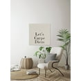 thumbnail image 6 of Marmont Hill Let's Carpe Diem Canvas Wall Art, 6 of 7