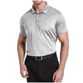 thumbnail image 5 of hoksml Men's Performance Short Sleeve Shirt Quick Dry Moisture Wicking Golf Casual Work Athletic Top, 5 of 8