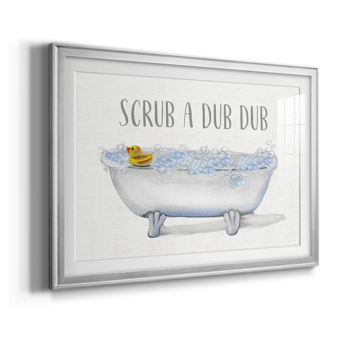 Scrub A Dub Premium Framed Print - Ready to Hang