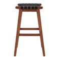thumbnail image 2 of NPD Furniture Marco Faux Leather Backless Counter Stool in Black, 2 of 13