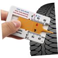 thumbnail image 2 of Generic 4pcs Yellow Tire Tread Depth Gauge Set Plastic Portable Calibrated, 2 of 6