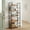 Yellow, variant on Atilioo 5 Tier Bookcase, 62" Tall Bookshelf, Wooden Storage Organizer with Adjustable Shelves for Living Room, Home Office, Kitchen, Rustic Brown