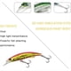 thumbnail image 3 of Señuelos Falsos para Pesca en el Mar con 2 Anzuelos Triples, Señuelo de Pesca Biónico para Peces Grandes, Cebo de Simulación Artificial Que Se Hunde, 3 of 9