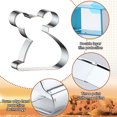thumbnail image 3 of Juego de cortadores de galletas: 7 formas diferentes de moldes para dulces con cortadores de galletas para celebraciones navideñas infantiles., 3 of 5