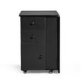 thumbnail image 4 of UBesGoo Foldable Manicure Table Desk with Dust Collector, 2 Drawers, Black, 4 of 11