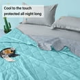 thumbnail image 5 of Qholemyo Double Sided Summer Quilt Soft Quilt Lightweight Bed Quilt Cooling Blanket Cool Fiber, 5 of 5