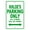 Green, variant on Khloe's Parking Only All Others Will Be Towed Name Gift Novelty Metal Aluminum 8"x12" Sign