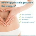 thumbnail image 4 of Igennus Clean & Gentle Iron Bisglycinate 20mg Plus Vitamin C, 6 Month Supply, Targeted Release, Chelated High Absorption Ferrous Bisglycinate, Vegan, 180 Tablets, 4 of 8