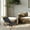Black, variant on HOARBOEG Thickened Recliner Chair Cushions, Rocking Seat Cushion Indoor, Patio Chaise Lounger Cushion, Rocking Chair Sofa Pad, Thick Padded Swing Bench Cushion, 43.3*19.6in