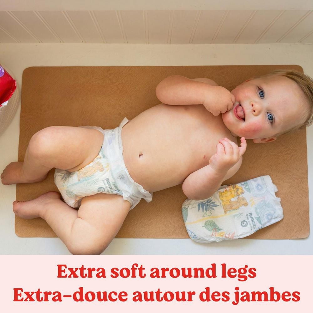 Huggies Little Movers Baby Diapers, Giga pack, Sizes 3-8 | 76-38 Count, Sizes 3-8 | 76-38 Count