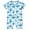 Blue, variant on Lovzfmll Bamboo Viscose Short Sleeve Jumpsuit for Toddlers, Printed Snap Crotch Romper with Cropped Leg for Little Boys & Girls, Summer Outfits for 0-3 Months
