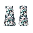 thumbnail image 7 of Lsque Cute Poodle Dog Pattern Summer Dresses for Women – Sleeveless T-Shirt Swing Sundress, Perfect for the Beach and Casual Days, 7 of 7