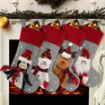 thumbnail image 1 of Medias de Navidad Ganfancp Viejo Muñeco de Nieve Decoración Bolsa de Regalo Liquidación Ventas Hoy Ofertas Prime 1*, 1 of 6