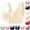 37# Beige, variant on Daisy Bras for Older Women,Convenient Snap Front Close Button Cotton Bras,Full Support Wide Back No Underwire Bras,Purple,32