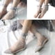 thumbnail image 2 of Medias de tul de malla de perlas con lazo de cinta de calcetines tobilleros transparentes ultrafinos para mujer, 2 of 5