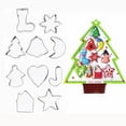 thumbnail image 2 of 10 Sets Large Christmas Cookie Cutters Christmas Cookie Cutters Small Cookie Cutters Holiday Cookie Cutters Mini Christmas Cookie Cutters Christmas Tree Cookie Cutter, 2 of 8