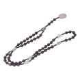 thumbnail image 4 of Collar de la Virgen María Jadeshay Collar de rosario católico con cuentas de plata Diseño de clase mundial, 4 of 8