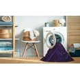 thumbnail image 2 of Ahgly Company Machine Washable Indoor Rectangle Transitional Deep Purple Area Rugs, 2' x 3', 2 of 7