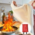 thumbnail image 1 of Fireproof Blanket High Temperature Resistant Fiberglass Cloth Emergency Blanket for Kitchen Car Camping, 1 of 7