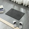 thumbnail image 5 of Subrtex Chenille Bathroom Rugs Soft Non-Slip Super Water Absorbing Shower Mats, 16"x24", Gray, 5 of 7