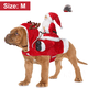 thumbnail image 2 of Disfraz de perro de Papá Noel, ropa navideña para mascotas, disfraces de Papá Noel para montar a caballo, disfraces de fiesta para perros y gatos, traje para perros pequeños y medianos, 2 of 7