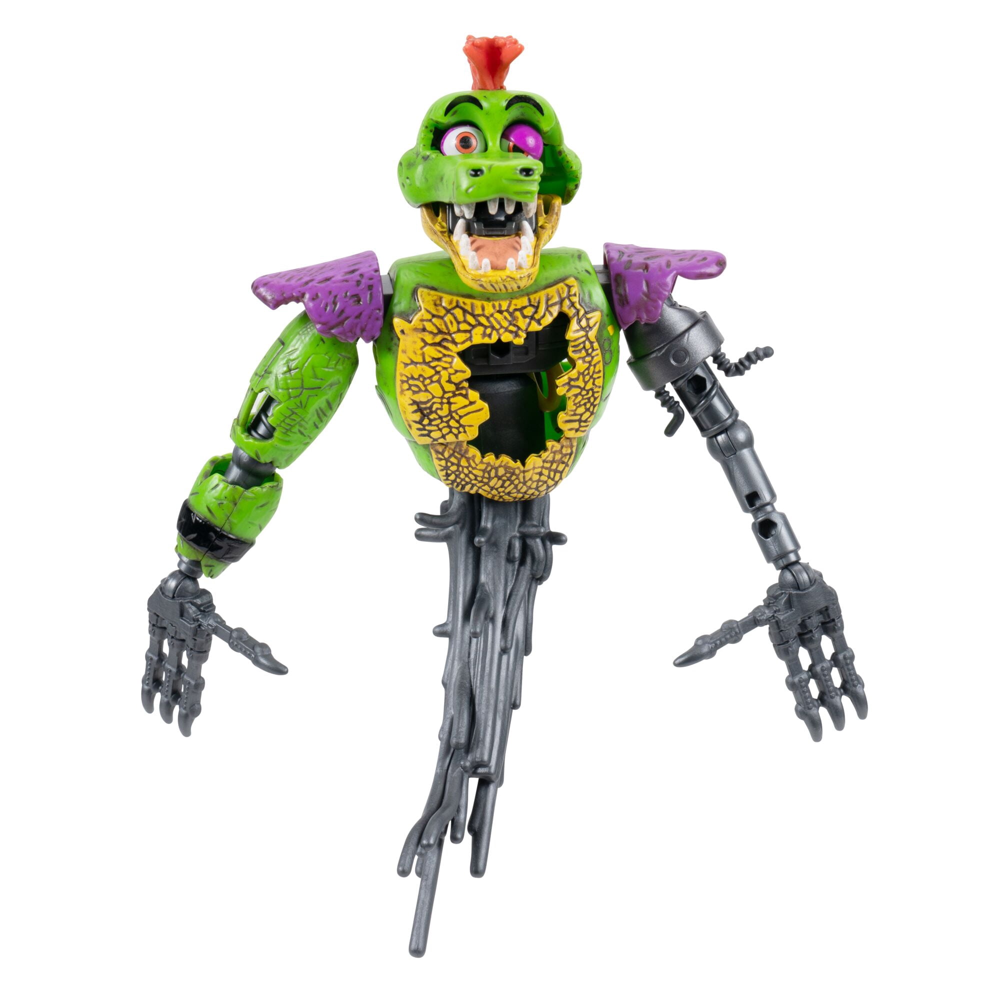 Five Nights At Freddy's 6 inch Endo-Series Collectable Figure - Glamrock Endo with Montgomery Gator Parts & Shattered Montgomery Gator Parts