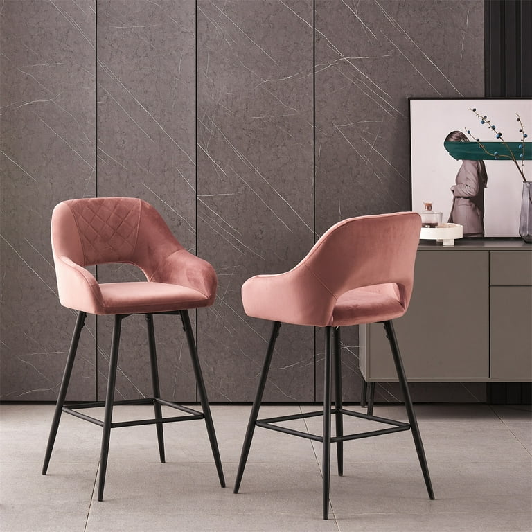 Blush pink breakfast bar stools sale