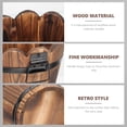 thumbnail image 4 of 3pcs Multipurpose Flowerpots Durable Wooden Flowerpots Retro Flower Planters, 4 of 8