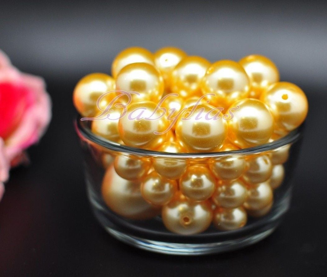 Pearl Vase Fillers Centerpiece Balls Fake Gems Marbles Beads Craft