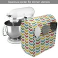 thumbnail image 2 of Arrow Stand Mixer Cover, Illustration of Colorful Repetitive Arrows Pointing Downwards on a Plain Background, Kitchen Appliance Organizer Bag Cover with Pockets, 5 Quarts, Multicolor, by Ambesonne, 2 of 4