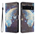 thumbnail image 1 of FOXDOCK Funda Tipo Cartera para Google Pixel 6 Pro con Soporte y Correa – Diseño de Patrones Lindos, 1 of 6