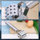 thumbnail image 5 of Meat Tenderizer Tool Roller Tenderizer - Stainless Steel Loose Meat Hammer, Meat Tenderizer Mallet Dishwasher Safe for Steak, Pork, Beef, Chicken, Lam, 5 of 5